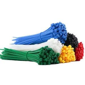 Full sizes 4"~48" inch fastening self-locking nylon66 cable zip ties, heat resistant adjustable plastic cable straps