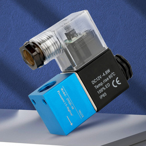 Воздушный пилотный клапан 2V025-08 <span class=keywords><strong>2</strong></span> положения <span class=keywords><strong>2</strong></span>-ходовой Пневматический электромагнитный клапан для цилиндра - Product Image 4