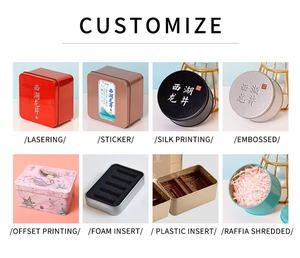 Wholesale Recycling Candy Round Box Soft Pink Black Red Gold Packaging <strong>Spice</strong> Metal Candle <strong>Tins</strong> - Product Image 3