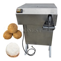 Déchiqueteuse de coque de noix de coco portable à haute efficacité / Machine à coque de noix de coco / Machine à décortiquer la noix de coco automatique