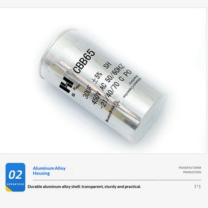 Конденсатор для кондиционеров CBB65 45 мкФ, 50 мкФ, 40 мкФ, 35 мкФ, пленочный конденсатор переменного тока - Product Image 5