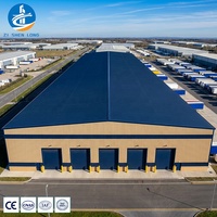 Edificio de Almacén Logístico de Estructura de Acero Prefabricado de Alta Resistencia para Centro de Distribución con Diseño de Distribución Profesional