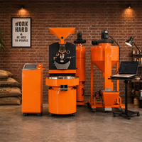 Machine à torréfier le café à air chaud 5kg 6kg, torréfacteur de café électrique compact automatique avec contrôle de température