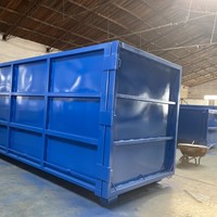Conteneurs à benne basculante de 16 m³ pour la gestion des déchets, le recyclage et l'élimination des déchets