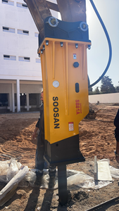 Nuevo martillo hidráulico SOOSAN SB81A tipo caja con acumulador para excavadoras de 18-26 toneladas con caja de herramientas de repuesto. - Product Image 5
