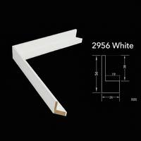 Marco Flotante de Madera de Pino Blanco y Negro de Calidad de Galería Personalizado para Lienzos, Pinturas al Óleo, Arte de Pared, Exhibición en Galerías, Modelo 2596