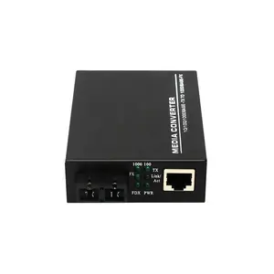 Gigabit Ethernet 10/100/1000M 1310nm/1550nm RJ45 Duplex-Fasern Fiber-Optisch Medien-Converter