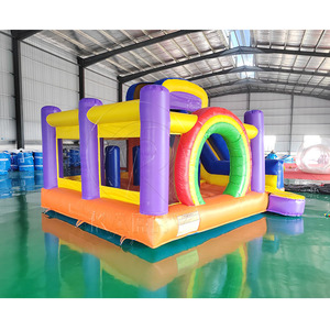 Château gonflable commercial d'extérieur en PVC, nouveau design, <span class=keywords><strong>facile</strong></span> à installer, arc-en-ciel, pour enfants, maison gonflable pour tout-petits, idéal pour la location - Product Image 3