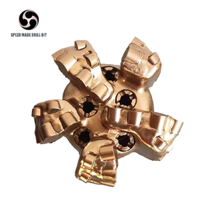 Speedmade 190mm Five-Wing Arc <span class=keywords><strong>PDC</strong></span> Broca Masculina Lâmina Composta Lado Diamante Cortador Perfeito Forjamento Processado Fornecedor Direto - Product Image 1