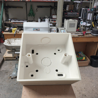 Boîte de commutation murale double prise EU de type 86, étanche IP65, en ABS et PVC, montage en surface, interrupteur électrique principal, boîte de raccordement, couleur personnalisée
