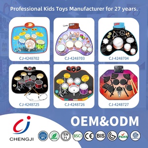 Chengji enfants <span class=keywords><strong>tapis</strong></span> kit de <span class=keywords><strong>batterie</strong></span> frapper jeu début éducatif étanche <span class=keywords><strong>électronique</strong></span> musical brillant <span class=keywords><strong>batterie</strong></span> ensemble <span class=keywords><strong>tapis</strong></span> - Product Image 5