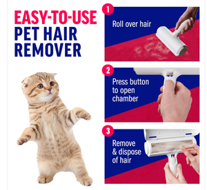 Removedor de Pelo de Mascotas KingHon, Rodillo Limpiador de Pelusa Reutilizable, Rodillo para Perros y Gatos, Herramienta de Eliminación de Pelo Autolimpiante para Limpieza de Pelusa en el Automóvil - Product Image 4