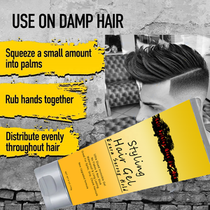 Gel Fijador para el Cabello Eco Profesional de Fijación Fuerte, Ultra Adhesivo, Invencible, Sin Residuos, No Pegajoso, Resistente al Agua, para Hombres - Product Image 2