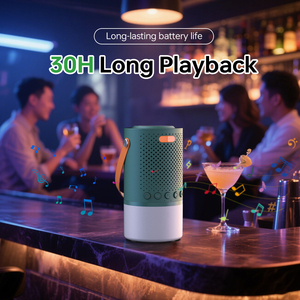 Haut-parleur extérieur intelligent connecté avec musique et lumières synchronisées, 15W, étanche IP66, haut-parleur portable pour le camping et la maison - Product Image 6