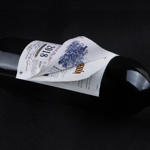 Tùy chỉnh in ấn dính nhiều lớp nhãn Ba nhiều lớp nhãn chai rượu vang gấp tập sách dán bao bì nhãn CuộN - Product Image 3