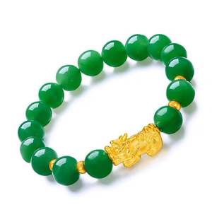 <span class=keywords><strong>Bracelet</strong></span> en pierre d'<span class=keywords><strong>obsidienne</strong></span> naturelle et cuivre, perles Feng shui, <span class=keywords><strong>Pixiu</strong></span>, élastique, ST135 - Product Image 4