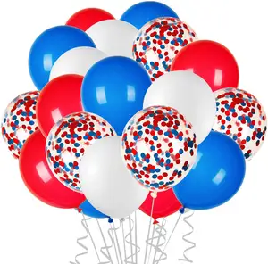 50 Union Jack Rouge Blanc Bleu Ballons Reine Jubilé GB Royal Rue Parti Décorations