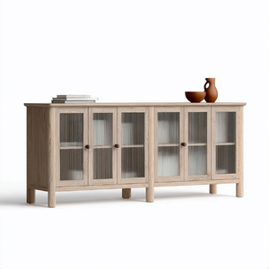 Soporte moderno de calidad para mueble de TV de madera maciza con características ajustables para sala de estar, dormitorio, muebles de Hotel con diseño de almacenamiento - Product Image 4