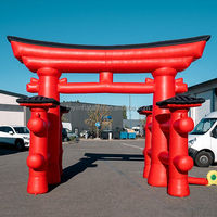 Arche gonflable publicitaire de haute qualité à prix d'usine, en forme de pneu, pour entrée d'événements et activités extérieures