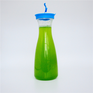 <span class=keywords><strong>Carafe</strong></span> en plastique PET 1L 1,5L 800ml avec couvercles pour bar à mimosa, pichet à eau, pot à jus, pour réfrigérateur, <span class=keywords><strong>whisky</strong></span>, café, vin, emballage - Product Image 2