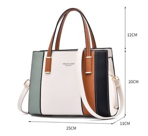 Borsa a tracolla da <span class=keywords><strong>donna</strong></span> ALH0016, borsa a mano color block di <span class=keywords><strong>grande</strong></span> capacità, borse a spalla. - Product Image 2
