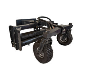 Râteau motorisé pour chargeuse compacte, préparation du sol, nivellement du terrain, prix compétitif, avec composant moteur principal - Product Image 4