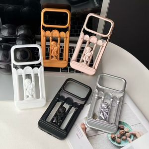 Oil-sprayed Sandblasted Phone <strong>case</strong> for iphone 18 Pro Max Rounded <strong>Roman</strong> Column Angel Phone <strong>Case</strong> - Product Image 1