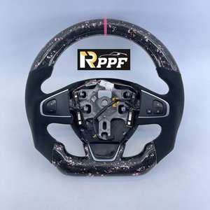 Volant en cuir et fibre de carbone personnalisé Rppf pour Renault Clio4 <span class=keywords><strong>Rs</strong></span> - Product Image 1