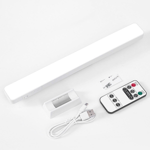 Lampes de bar LED modernes rechargeables par USB, abat-jour blanc, fixation magnétique, batterie intégrée 800 mAh, télécommande, pour salle de lecture - Product Image 3