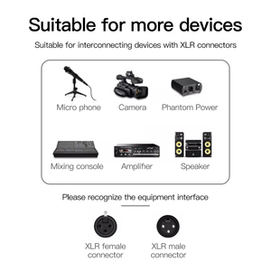 Chuyên Nghiệp 3M 5M 3 Pin XLR Mic Cáp Nam Nữ Dòng Âm Thanh 3Pin Kết Nối Cho Khuếch Đại Ánh Sáng Sân Khấu Microphone Rạp Hát Tại Nhà - Product Image 5