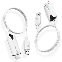 Transmisor y Receptor de Video y Audio Inalámbrico de 5.8G 1080P 30M, Adaptador Extensor Dongle de Plástico Compatible con TV Box de Otras Marcas