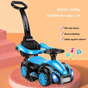 รถของเล่นเด็กแบบสไลด์ราคาถูกจากจีน รถโยกพร้อมที่จับสำหรับเด็กเล็ก ของเล่นเด็กพลาสติกขนาดเล็ก รถของเล่นมินิสไลด์ - Product Image 2