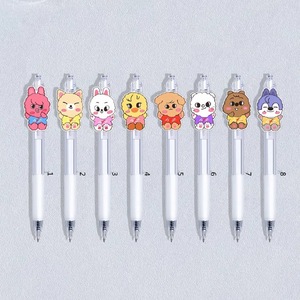 Stylo à encre neutre Press Signature, groupe de garçons coréens Stray Kids, accessoire Lee <span class=keywords><strong>Yong</strong></span> Bok <span class=keywords><strong>Bang</strong></span> Chan Hwang Hyun Chen, modèle en plastique 11 - Product Image 1