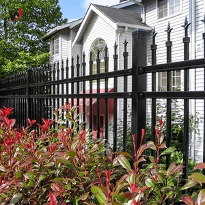 Hiện đại 6 feet chiều cao ngoài trời nhôm an ninh lan can Dễ dàng cài đặt nhà vườn kim loại khung sàn lan can - Product Image 3