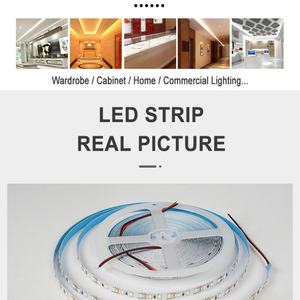 Vente en gros de ruban LED de 10 m, 2835 SMD, 8 mm, 12 V, bande LED flexible pour miroir, armoire de cuisine - Product Image 5