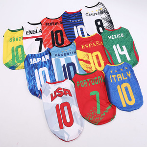 Maillot de football personnalisé pour animaux de compagnie, veste de football respirante de haute qualité, vêtements de sport pour chats et chiens, maillot de football pour animaux de compagnie, uniforme de football - Product Image 4