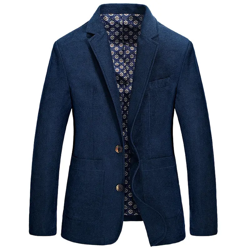 Men Clothes Slim Suit Spring Autumn Casual Formal Business Single Breasted Button Suit Blazer Coat Jacket Tops