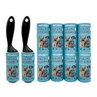 Benutzer definiertes Logo Handbuch Klebe papier Zerreißen Tierhaarent ferner Extra Sticky Lint Roller