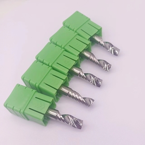 Fraises en carbure de tungstène pour le traitement de l'aluminium Fraises en bout à cannelure unique Fraises CNC Freze Bits Single Flute Router Bits - Product Image 2