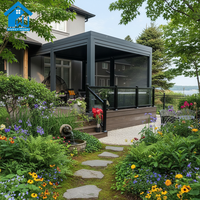 Sweet Home Outdoor Bioklimatische Pergola aus Aluminiumlegierung mit Verstellbarem Lamellendach, Robuster Pavillon für Garten, Terrasse, Hinterhof und Pool