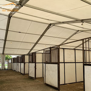 Nouveau chapiteau d'écurie de cheval extérieur tente ferme cheval <span class=keywords><strong>granges</strong></span> bâtiment pour équitation équestre Preb équitation écurie champ couvert - Product Image 1