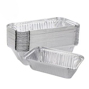 RE3G High Quality Safety Food Grade Aluminum Foil <b>Container</b> with PVC Lining and Easy Open Lids for Kitchen Use - Product Image 2