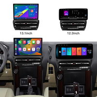 Kit de cadre de façade pour autoradio DVD pour TOYOTA Prado 2010-2023 pour écran de navigation Android 13 de 12,3" 13,1" avec CarPlay sans fil