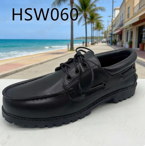 ZYF, Zapatos Náuticos Planos con Cordones, Estilo Popular en el Mercado Español, Resistentes a las Arrugas, con Suela de Goma Duradera, Modelo HSW060 - Product Image 5