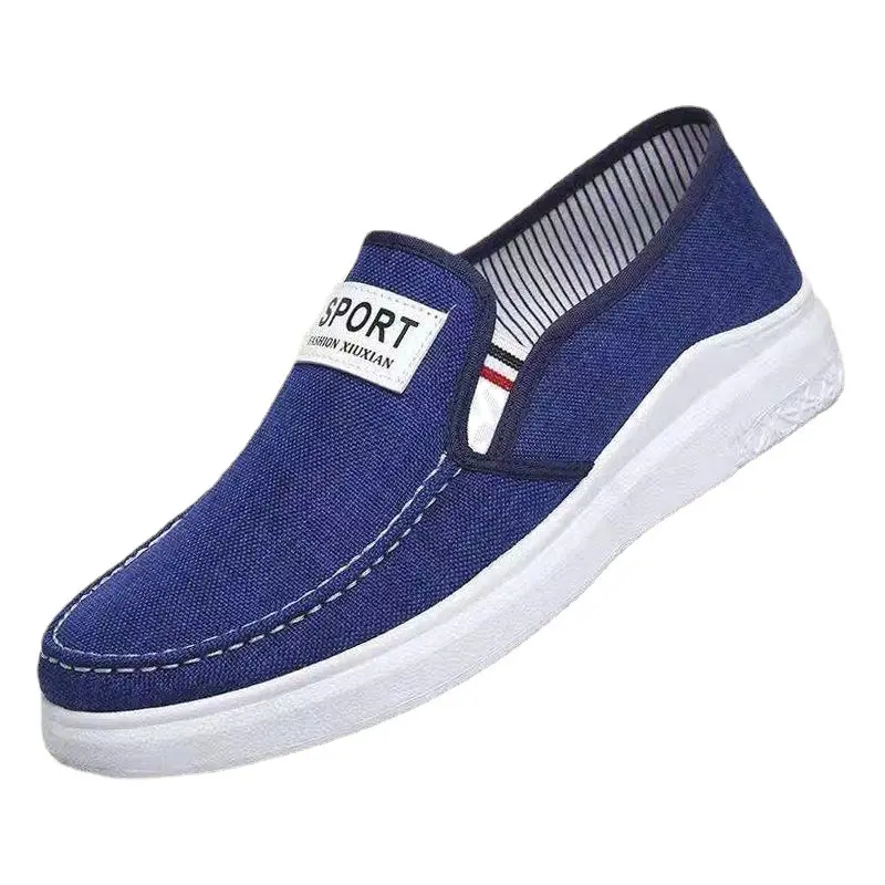 YATAI 2021 estate casual traspirante scarpe uomo tinta unita semplice basso top slip-on board scarpe commercio estero all'ingrosso