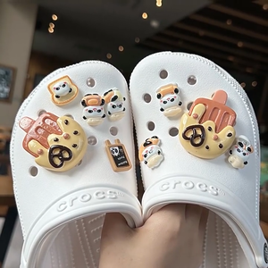 Accesorios decorativos para zapatos con diseño <span class=keywords><strong>de</strong></span> panda, helado y paleta <span class=keywords><strong>de</strong></span> helado, para sandalias y zapatillas DIY - Product Image 5