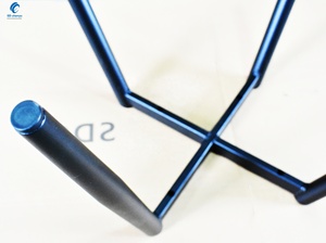 סיטונאי מודרני שחור ברזל יצוק מתכת מחודדת 4 רגליים כיסא בסיס מסגרת רגלי כיסא אוכל - Product Image 3