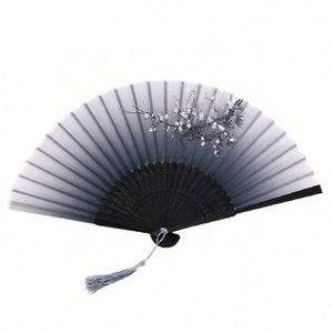 Customized Bride Decoration Wooden <b>Sheet</b> High Quality Hand Fan Fold Printing Hand Fan - Product Image 3