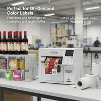 Imprimante d'étiquettes couleur Epson CW-C4030 avec coupeur automatique 1200x1200 dpi pour l'emballage commercial des produits CW-C4030 CW-C3520