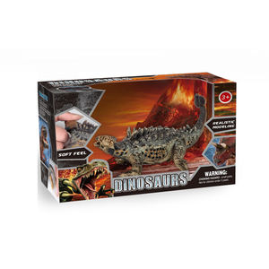 Material suave ecológico Jurassikc animales mundo juguetes divertido estrés juego TPR <span class=keywords><strong>Saichania</strong></span> modelo dinosaurio juguetes China para niños - Product Image 1
